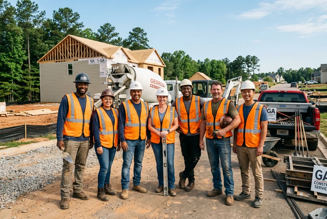 Woodstock Concrete Pros team — concrete contractor in Woodstock, GA