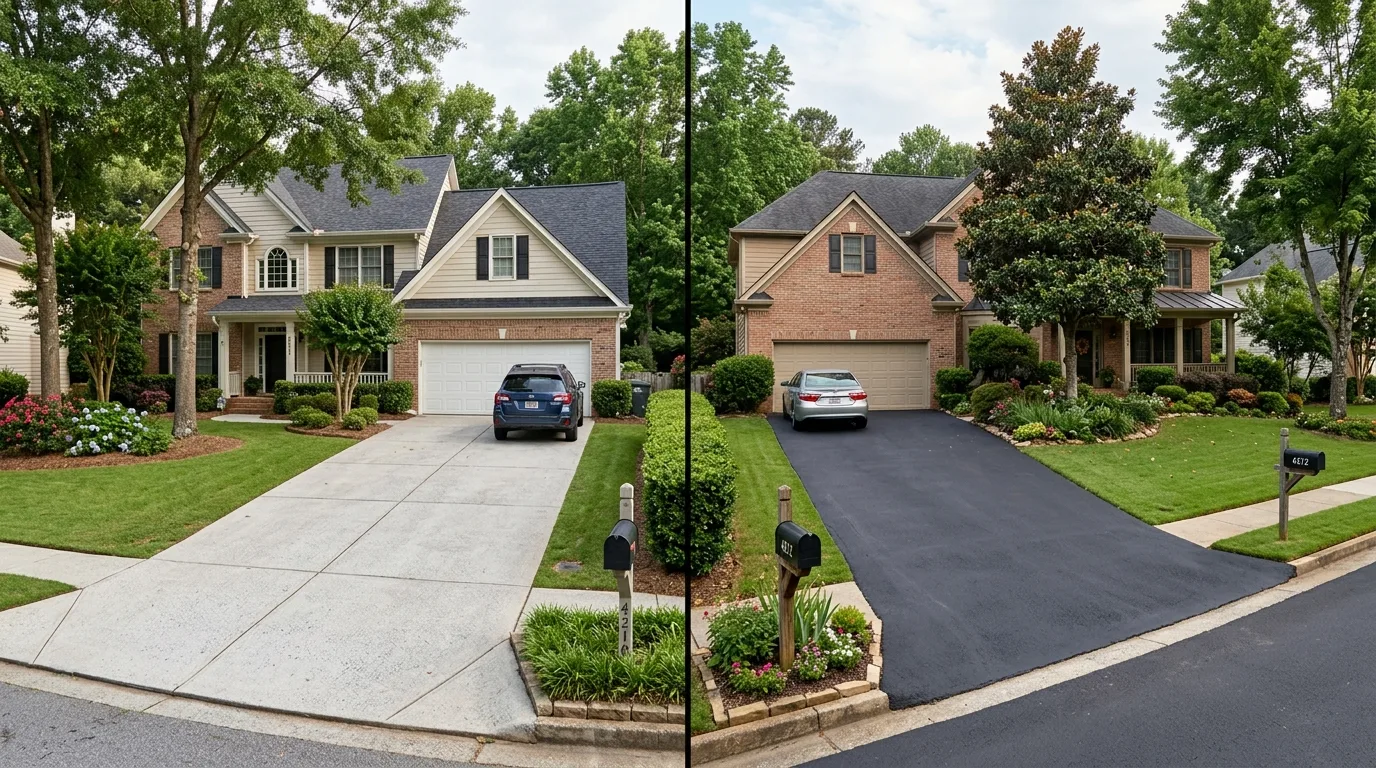 Woodstock GA: Concrete vs Asphalt Driveway — Which Wins?