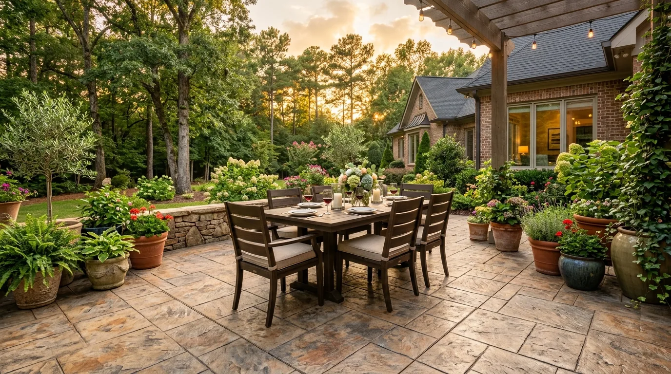 Woodstock Stamped vs Broom Finish Concrete: Which to Choose